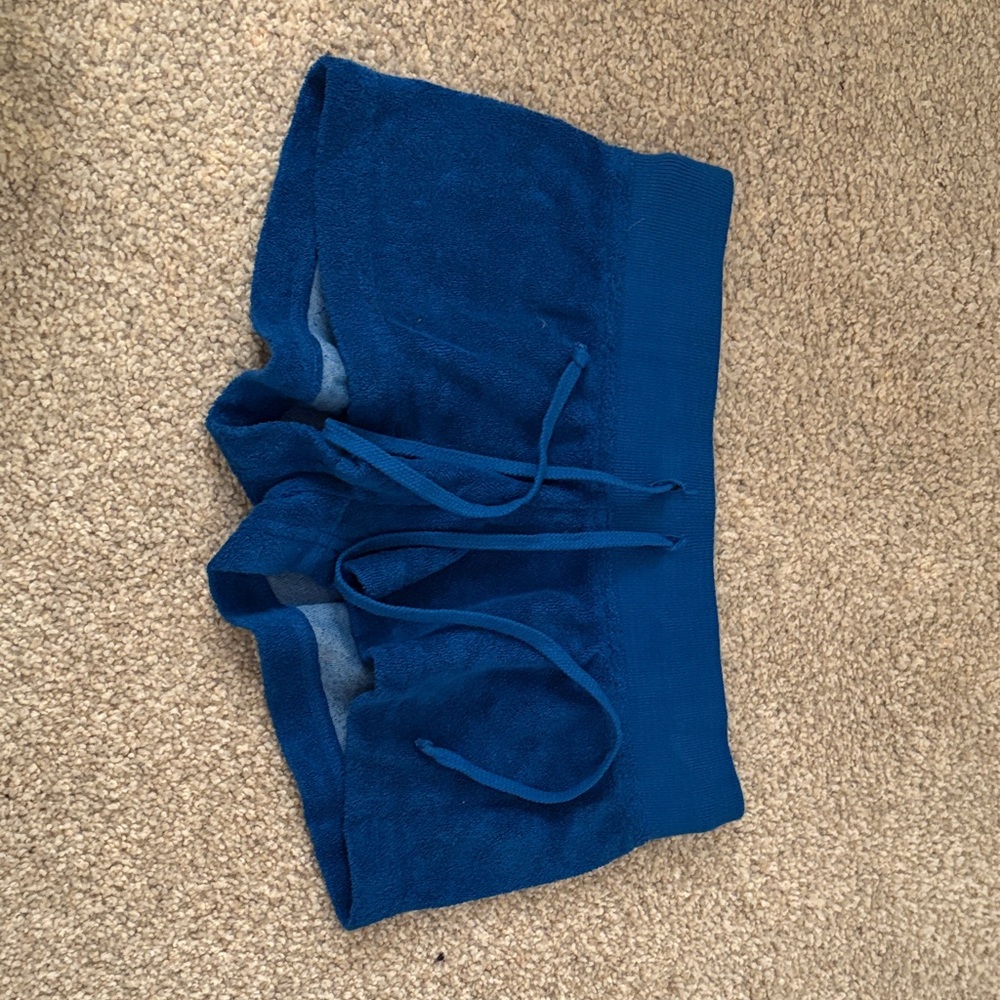 Hard Tail Blue Knit Shorts
